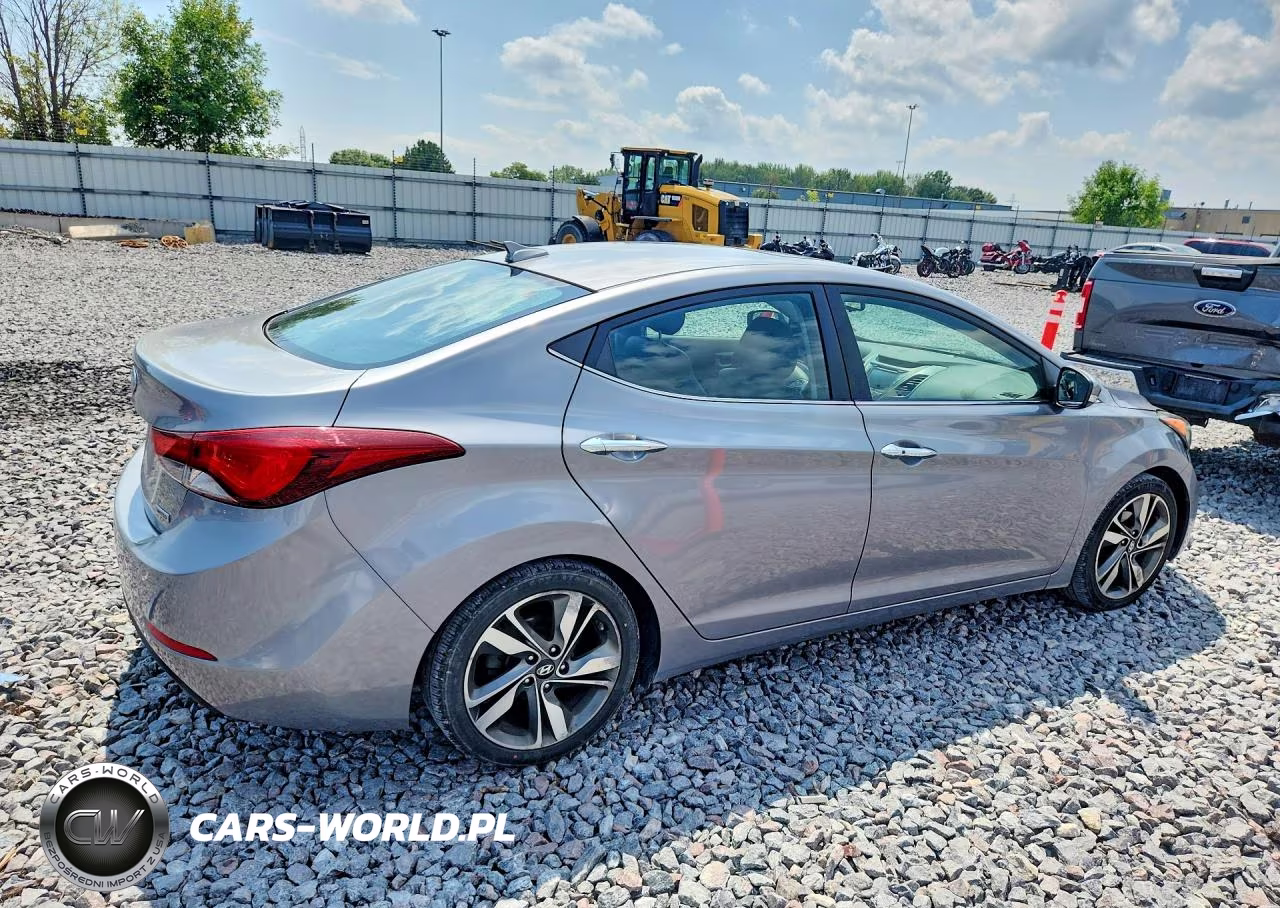 2014 Hyundai Elantra Limited VIN:KMHDH4AE2EU094048 - 3