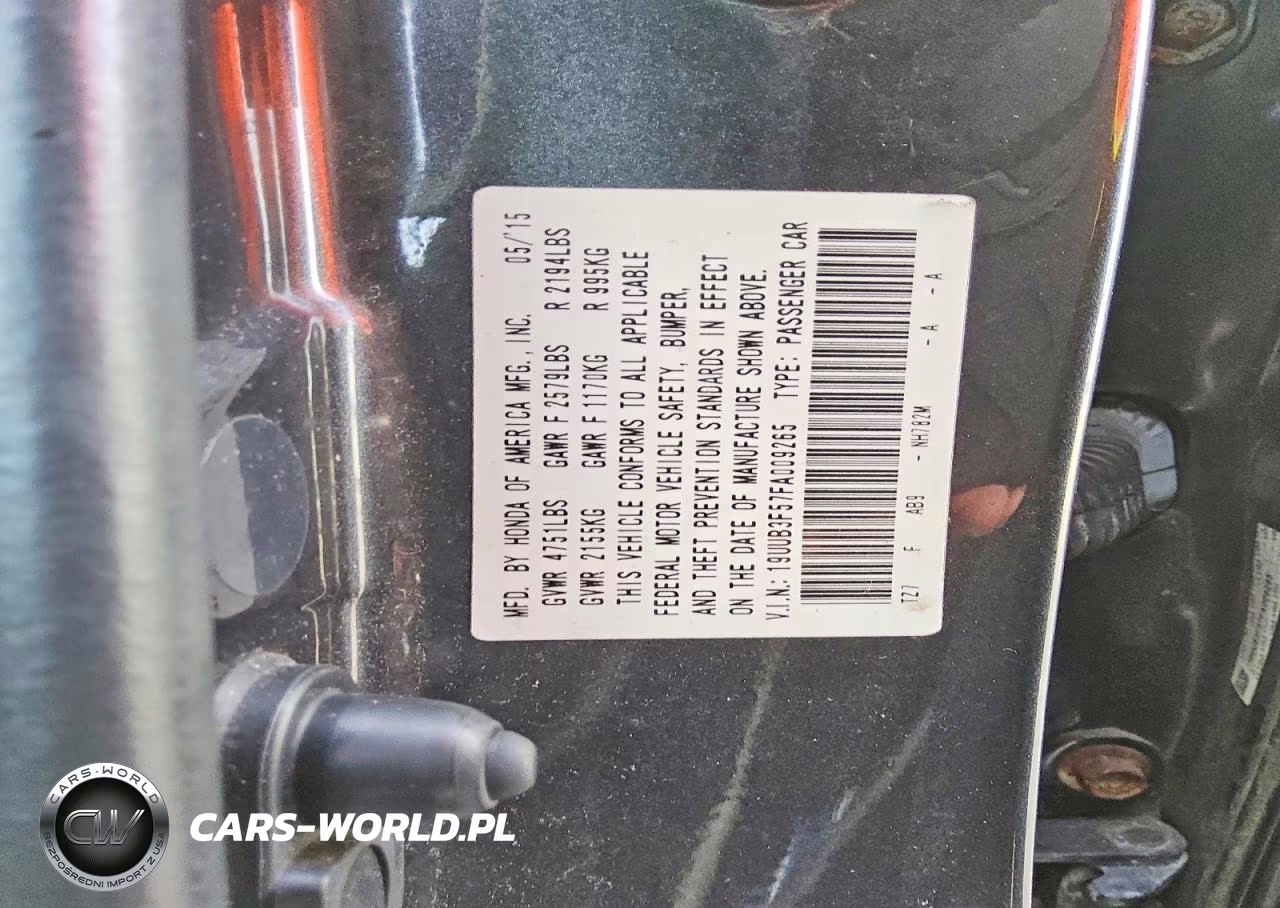 2015 Acura Tlx Tech VIN:19UUB3F57FA009265 - 12