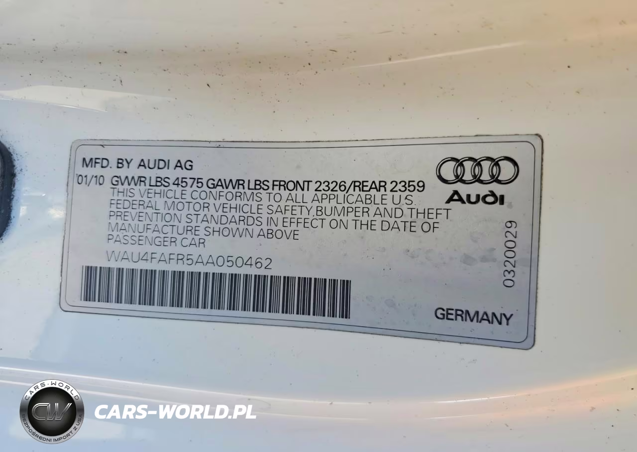 2010 Audi A5 Prestige VIN:WAU4FAFR5AA050462 - 12