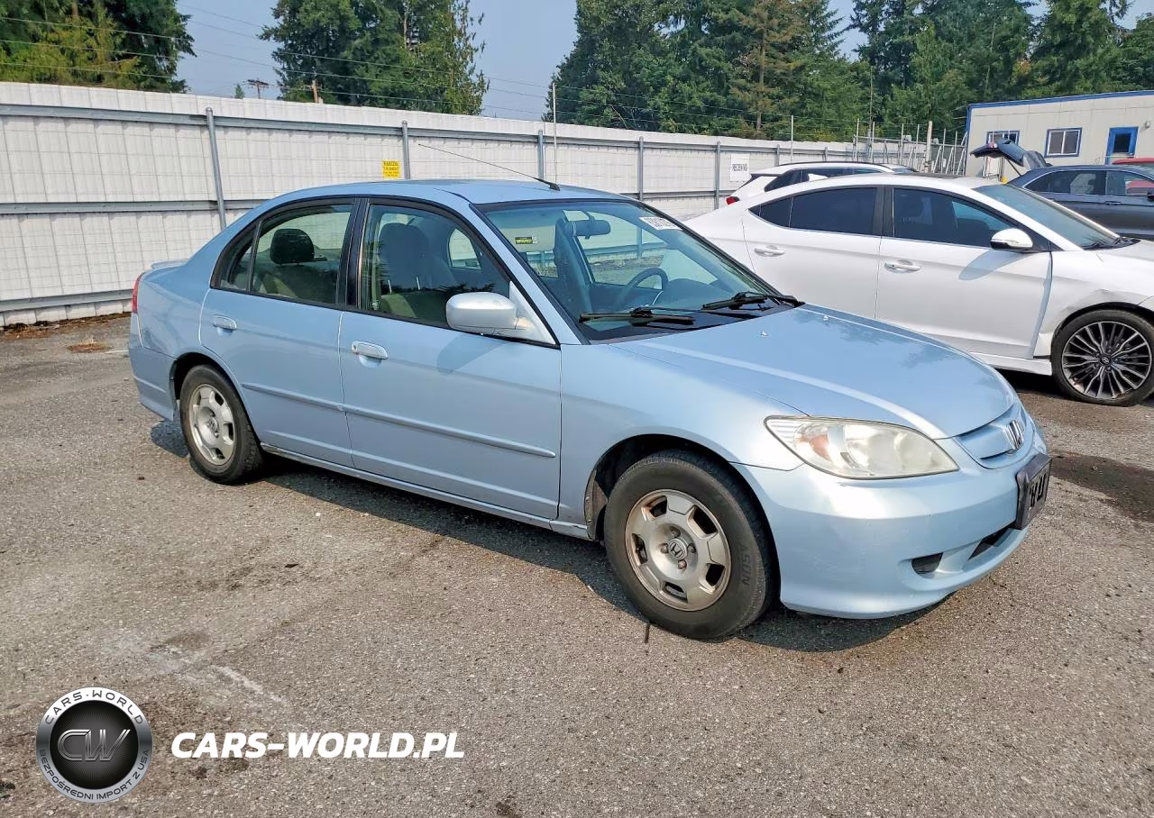 2005 Honda Civic Hybrid VIN:JHMES96675S025486 - 4