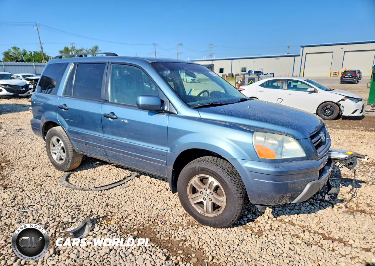 2005 Honda Pilot Exl VIN:2HKYF18565H508023 - 4