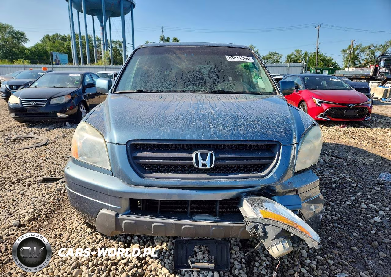 2005 Honda Pilot Exl VIN:2HKYF18565H508023 - 5