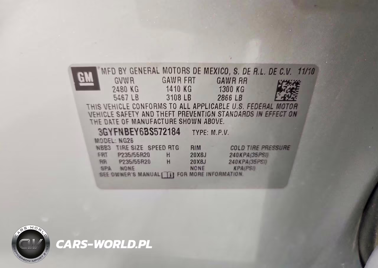 2011 Cadillac Srx Performance Collection VIN:3GYFNBEY6BS572184 - 13