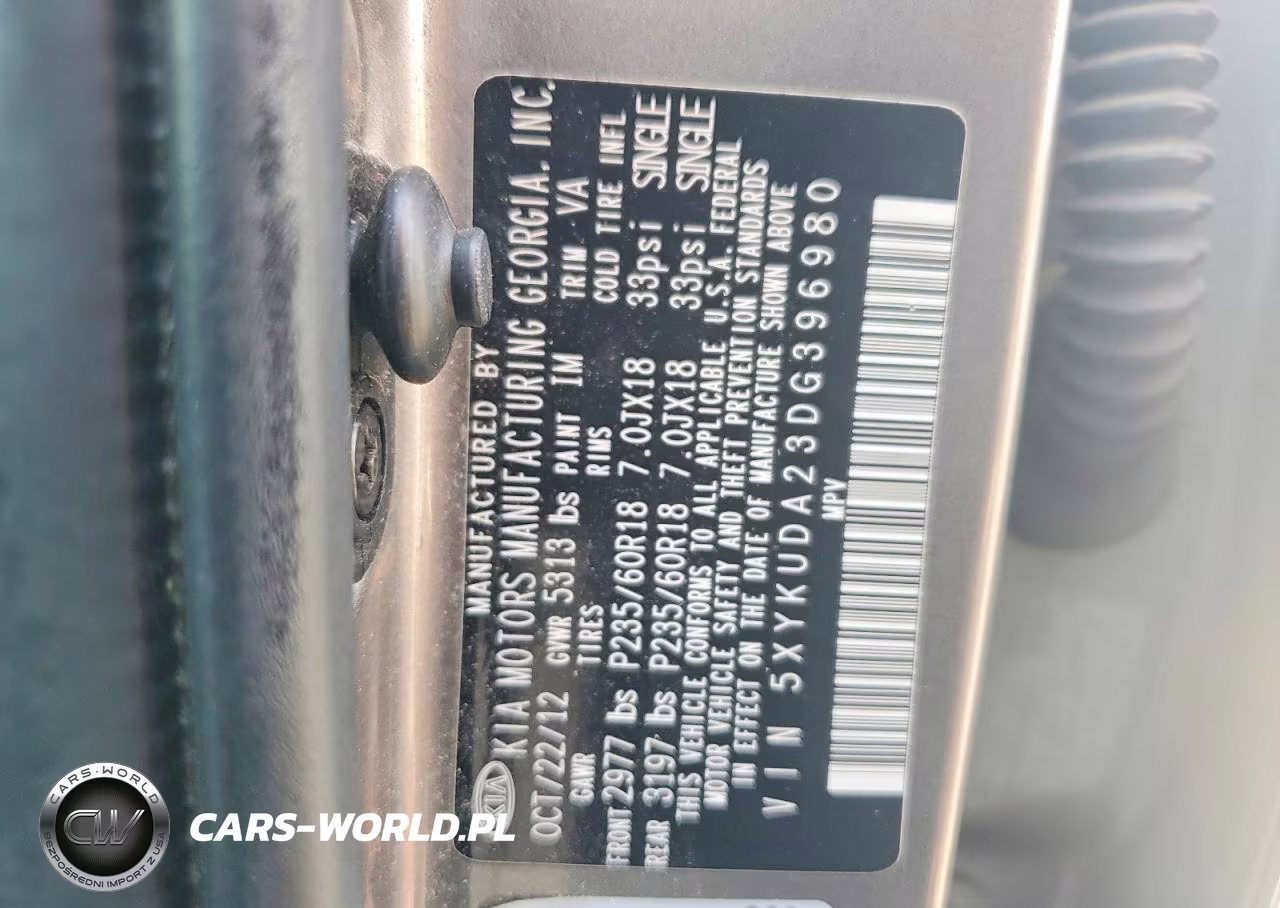 2013 Kia Sorento Ex VIN:5XYKUDA23DG396980 - 13