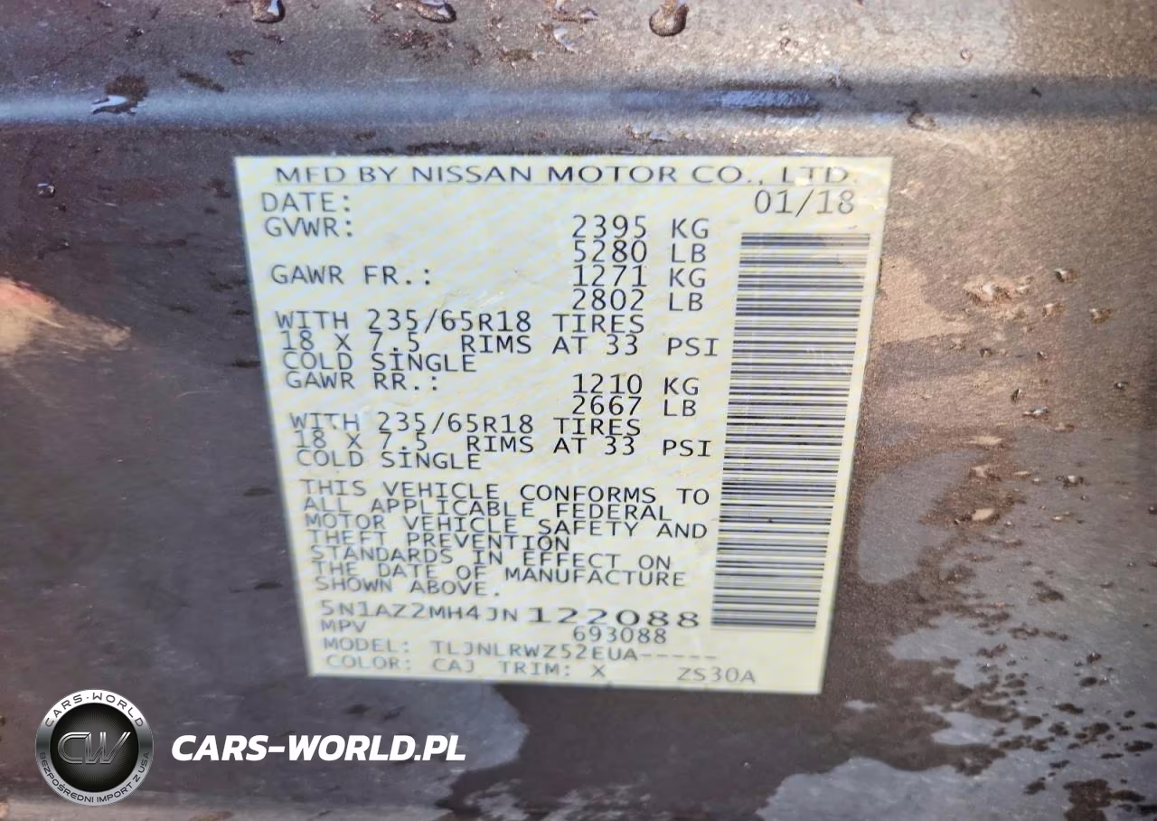 2018 Nissan Murano Sl VIN:5N1AZ2MH4JN122088 - 12