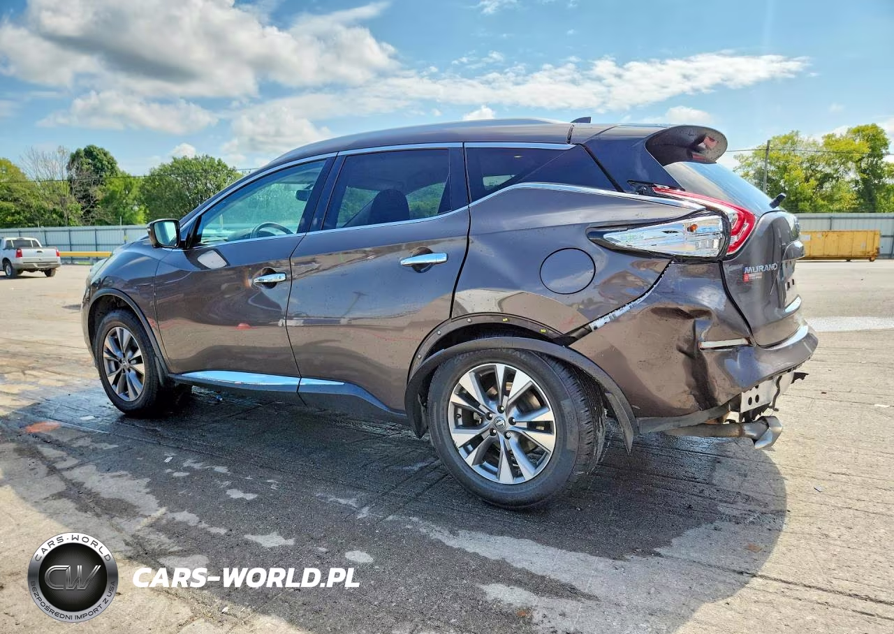 2018 Nissan Murano Sl VIN:5N1AZ2MH4JN122088 - 2