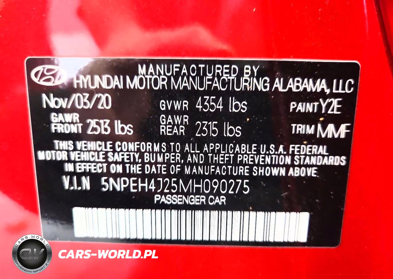 2021 Hyundai Sonata Limited VIN:5NPEH4J25MH090275 - 12