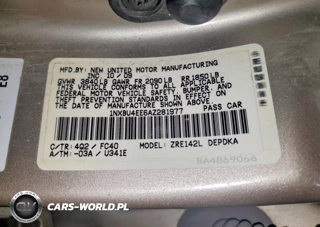 2010 Toyota Corolla Le VIN:1NXBU4EE6AZ281977 - 12