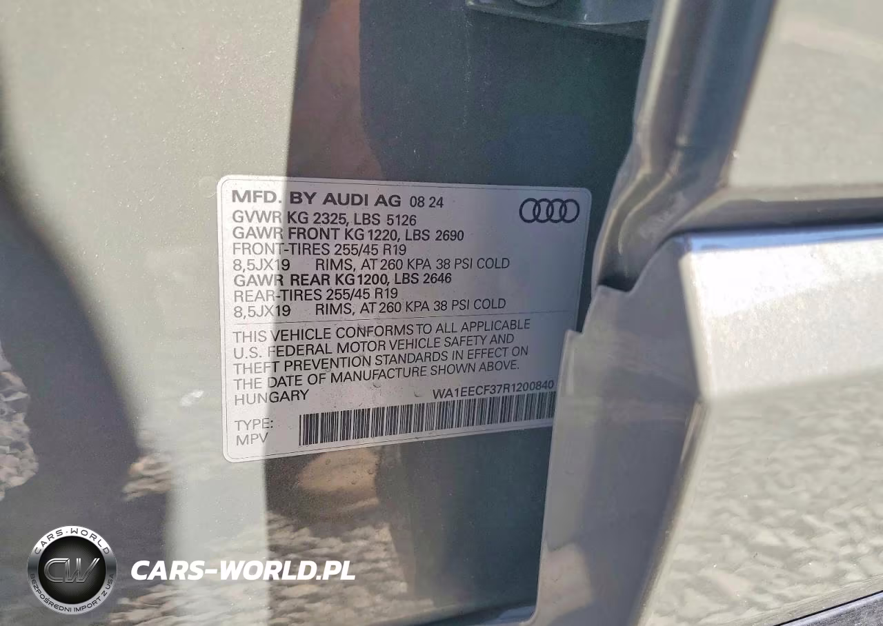 2024 Audi Q3 Premium Plus S Line 45 VIN:WA1EECF37R1200840 - 13