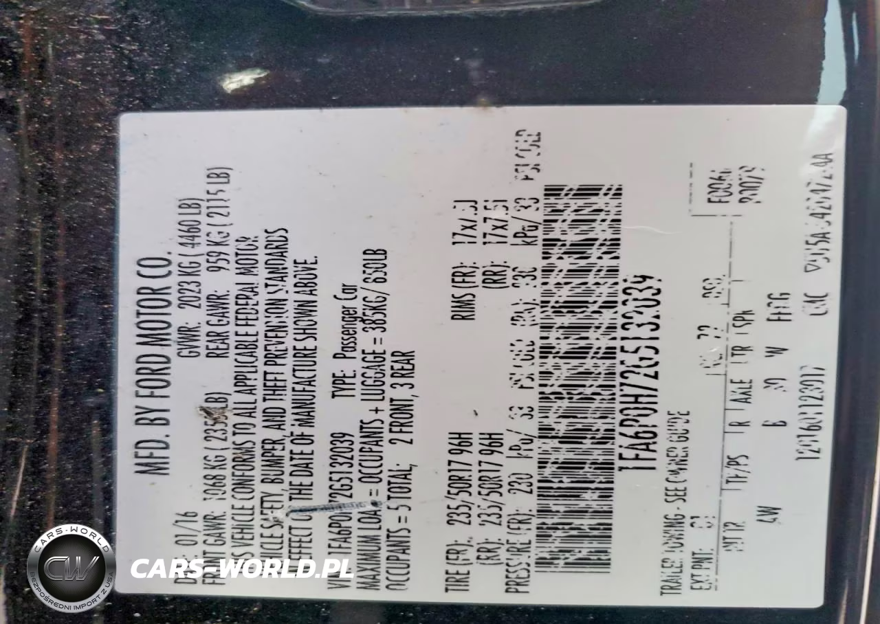 2016 Ford Fusion Se VIN:1FA6P0H72G5132039 - 12