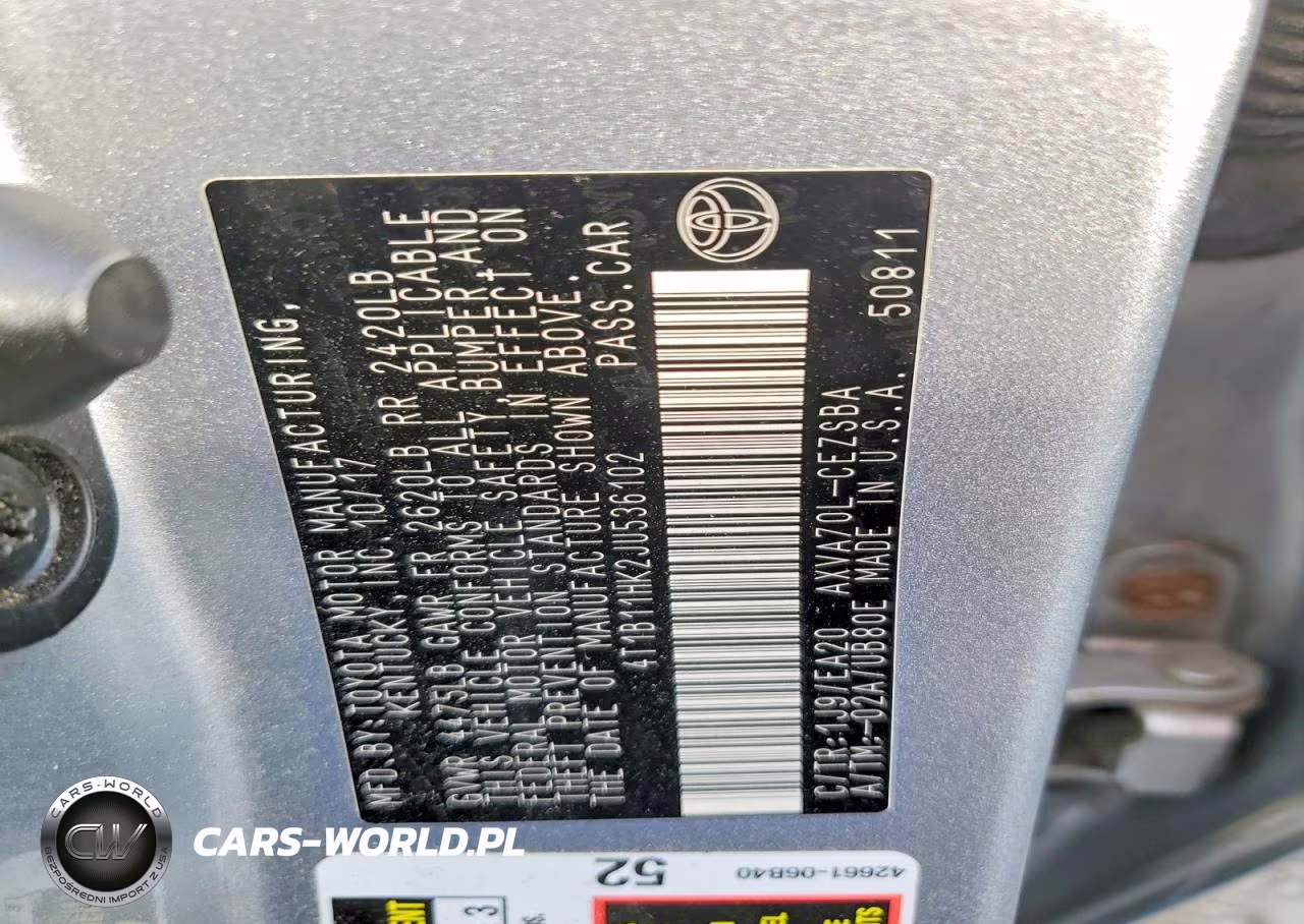 2018 Toyota Camry Se VIN:4T1B11HK2JU536102 - 12