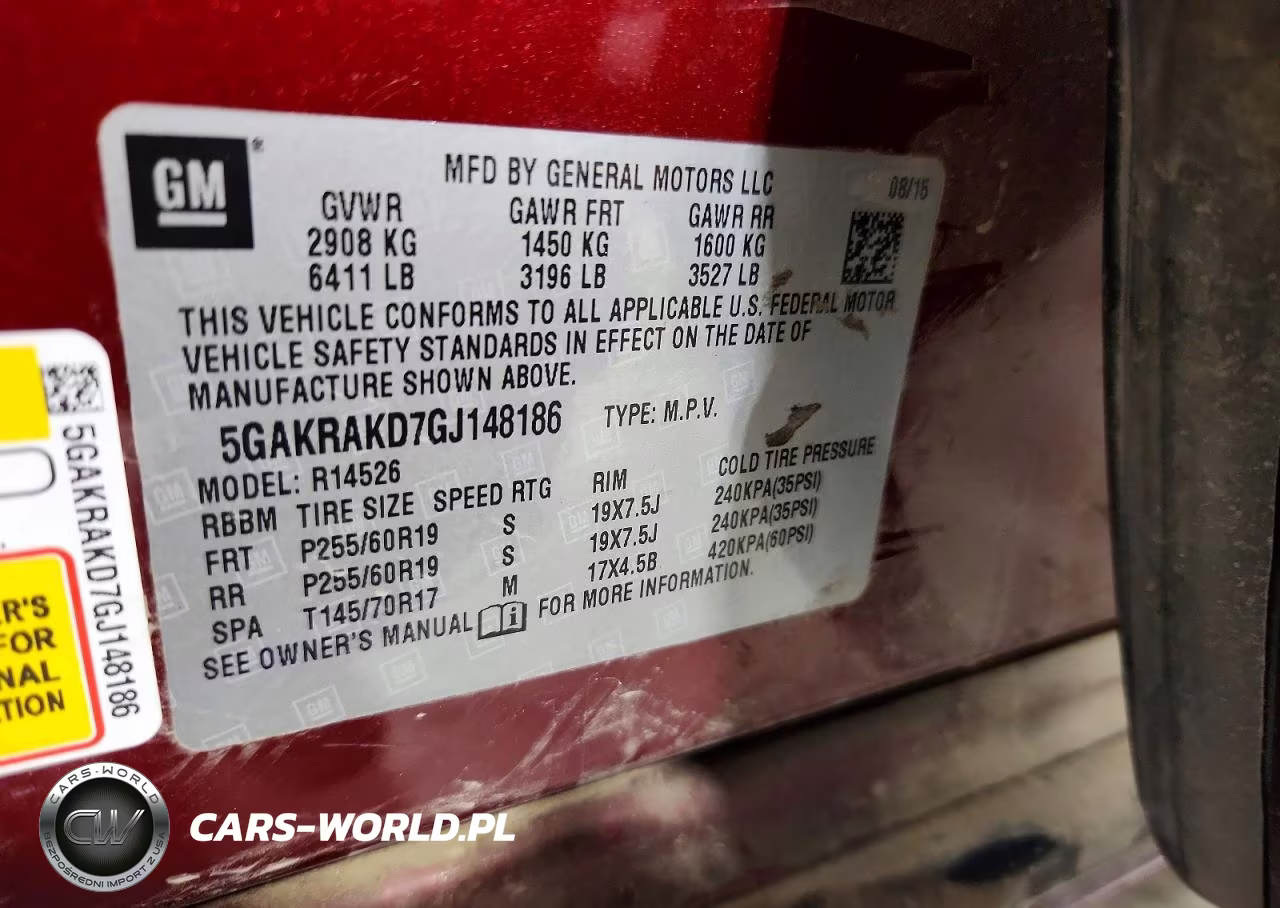 2016 Buick Enclave VIN:5GAKRAKD7GJ148186 - 13