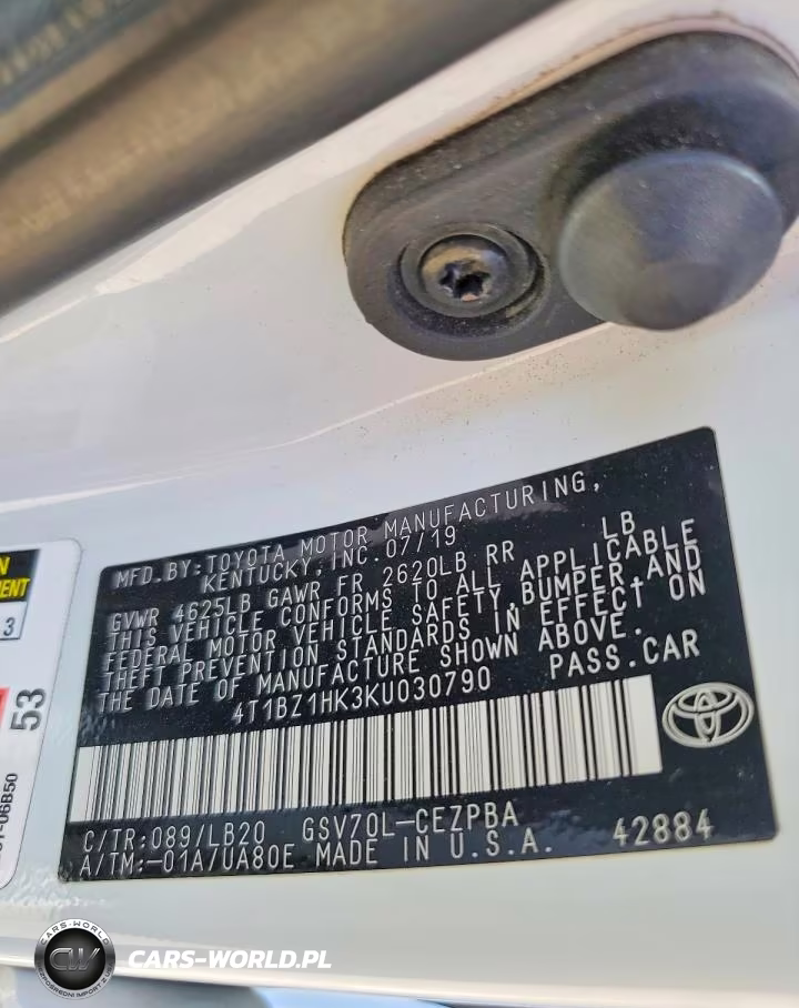 2019 Toyota Camry Xse V6 VIN:4T1BZ1HK3KU030790 - 12