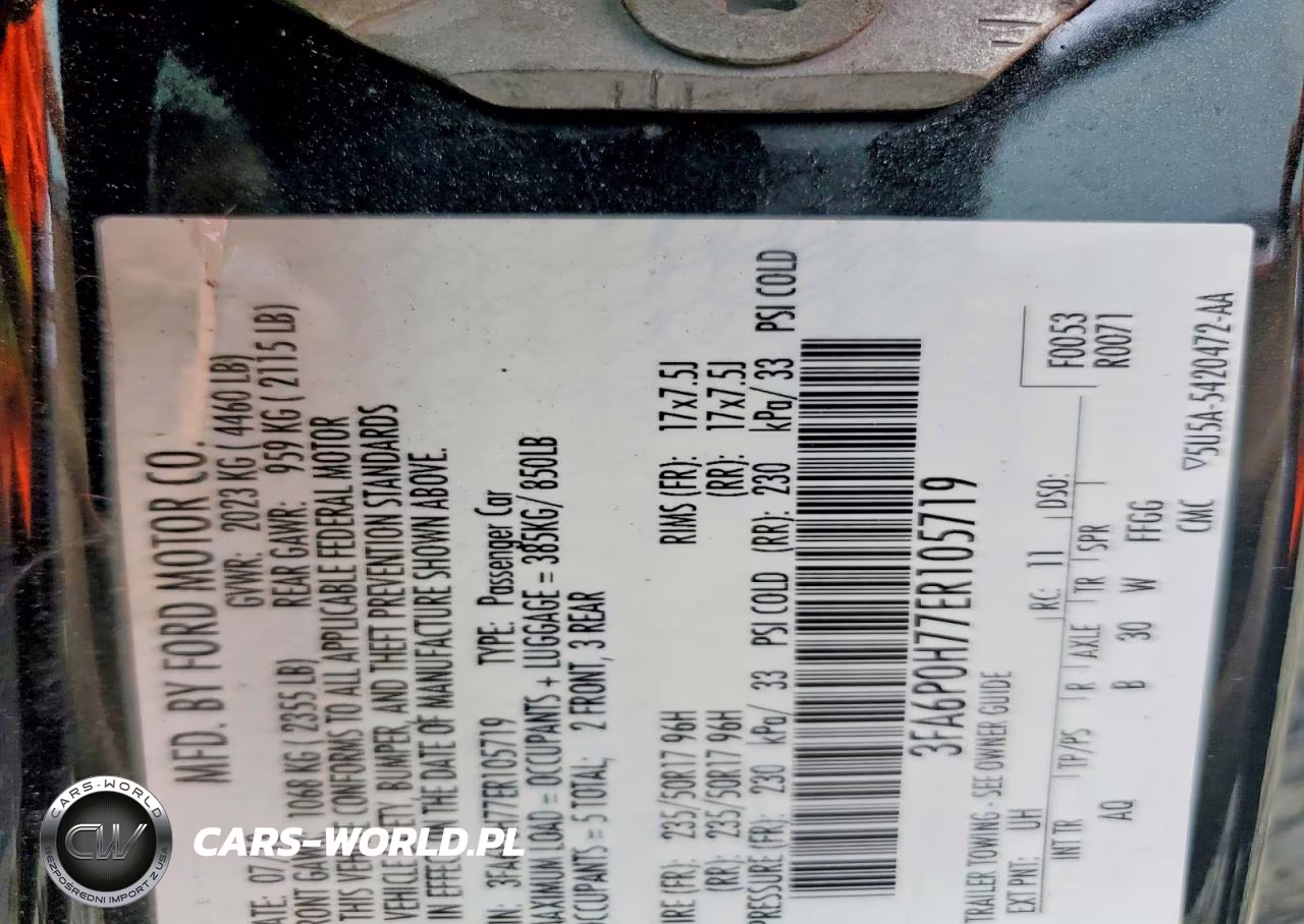 2014 Ford Fusion Se VIN:3FA6P0H77ER105719 - 12