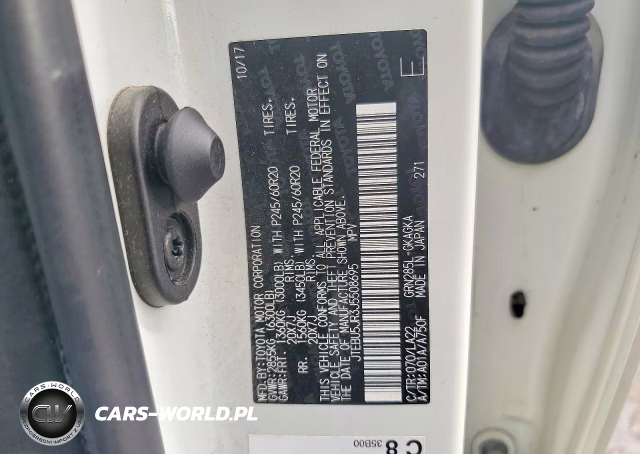 2018 Toyota 4Runner Limited VIN:JTEBU5JR3J5508695 - 13