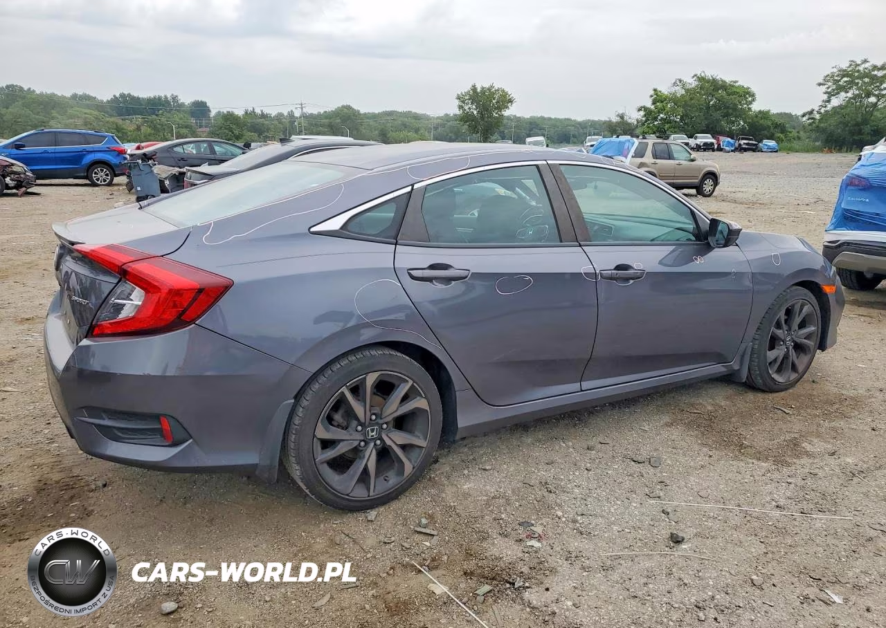 2020 Honda Civic Sport VIN:2HGFC2F84LH566352 - 3