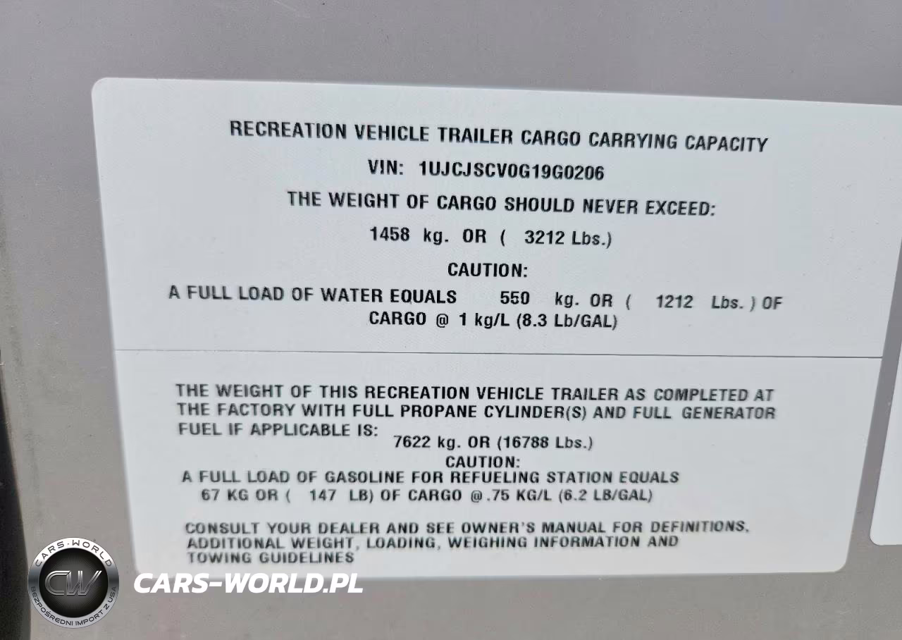 2016 Jayco Seismic Camper VIN:1UJCJSCV0G19G0206 - 10
