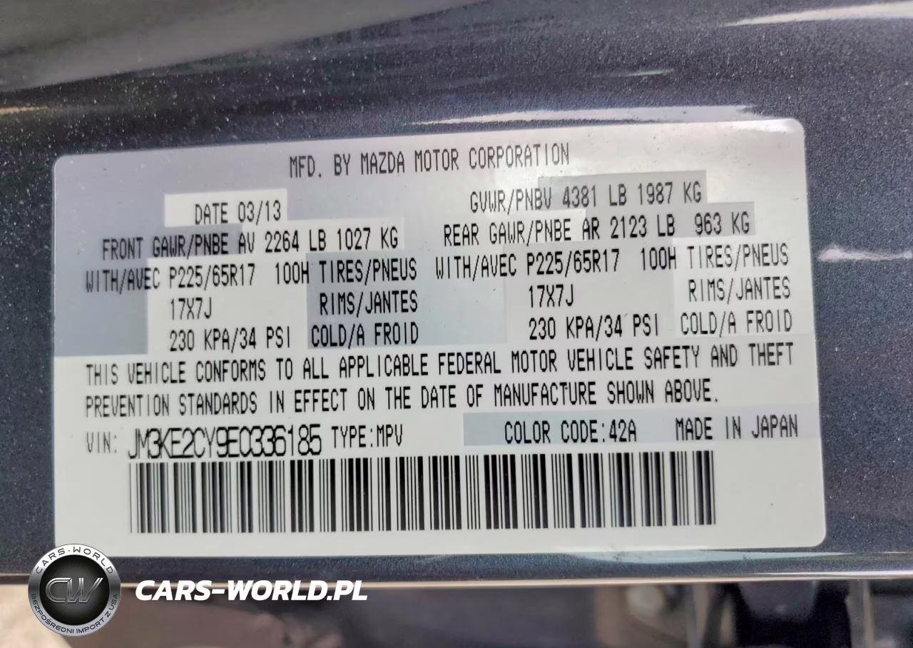 2014 Mazda Cx-5 Touring VIN:JM3KE2CY9E0336185 - 13