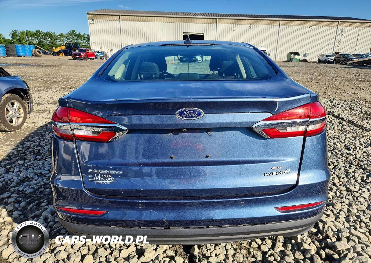 2019 Ford Fusion Se VIN:3FA6P0LUXKR104878 - 6