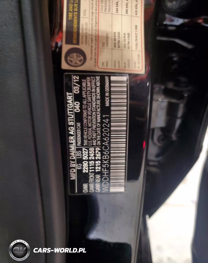 2012 Mercedes-Benz E 350 VIN:WDDHF5KB6CA620241 - 12