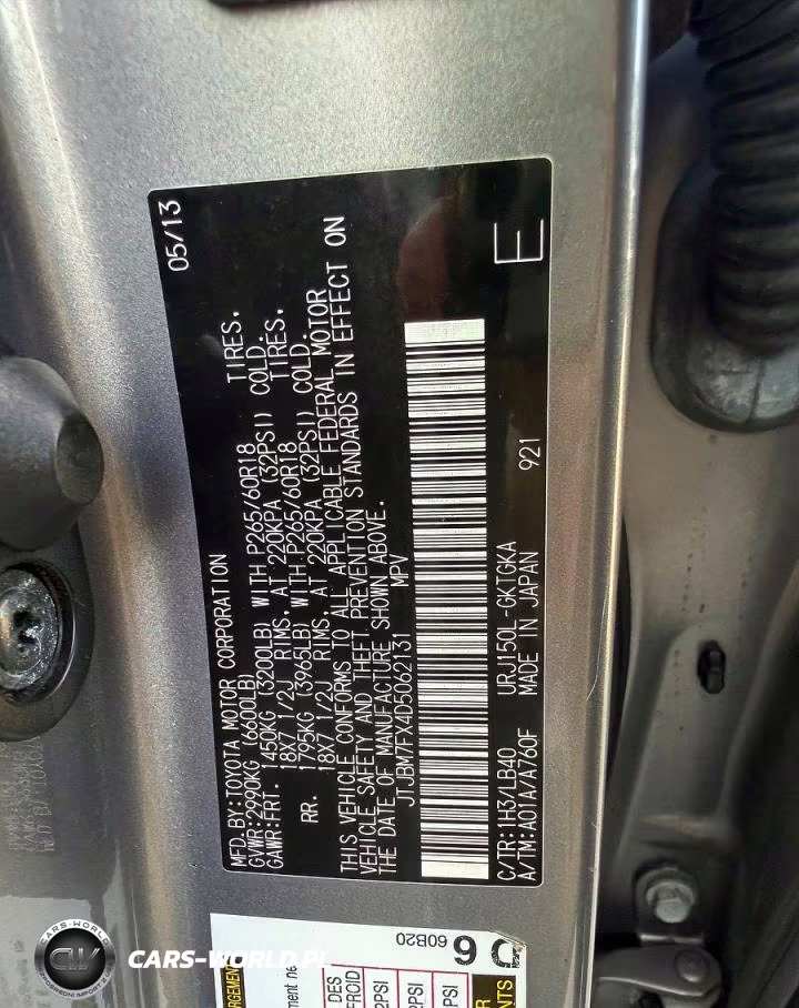 2013 Lexus Gx 460 VIN:JTJBM7FX4D5062131 - 10