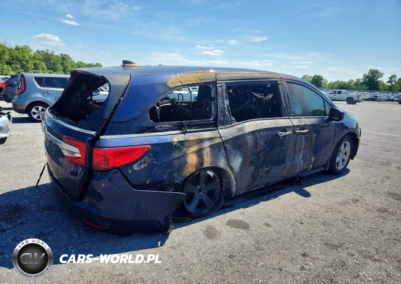 2019 Honda Odyssey Exl VIN:5FNRL6H72KB027532 - 3