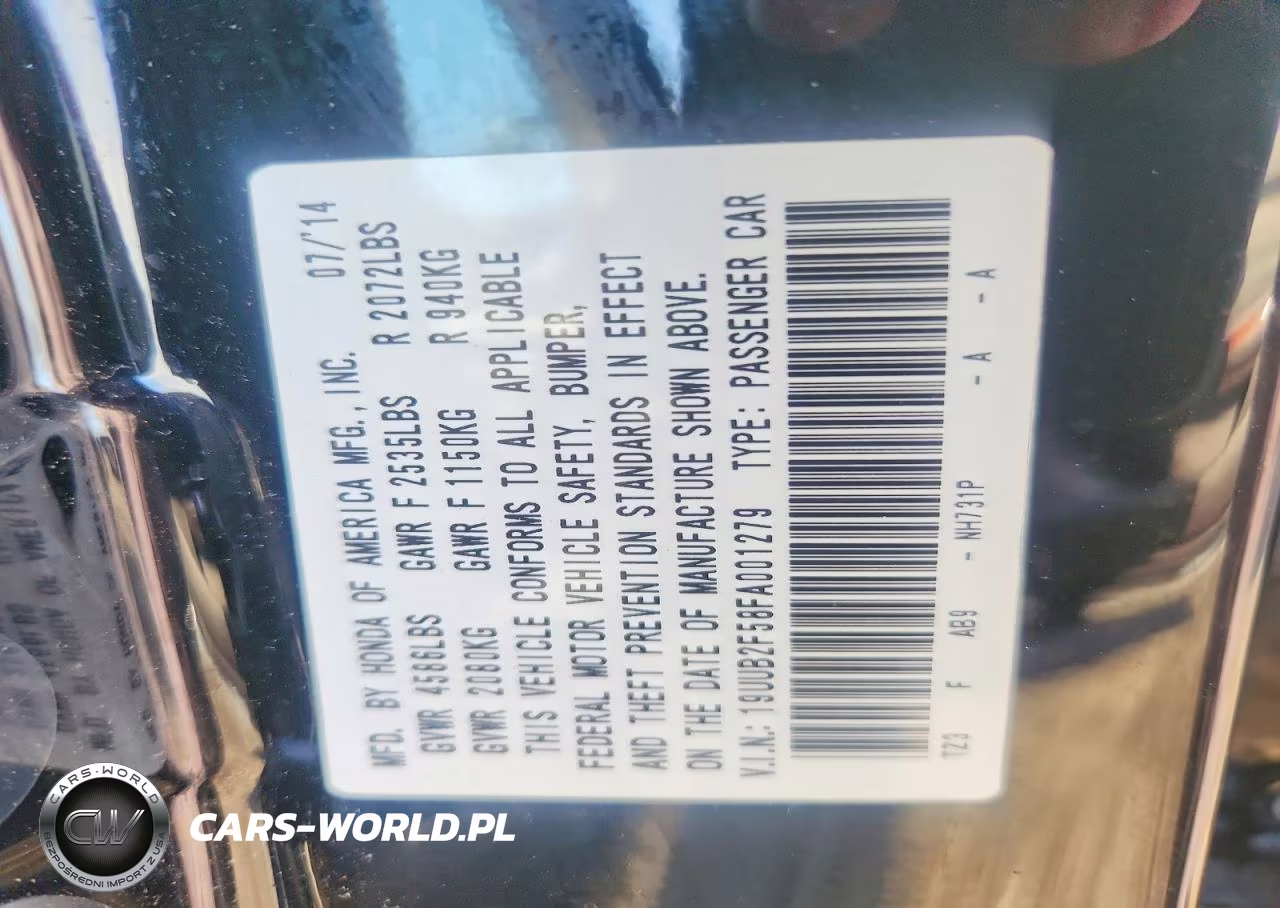 2015 Acura Tlx Tech VIN:19UUB2F58FA001279 - 13