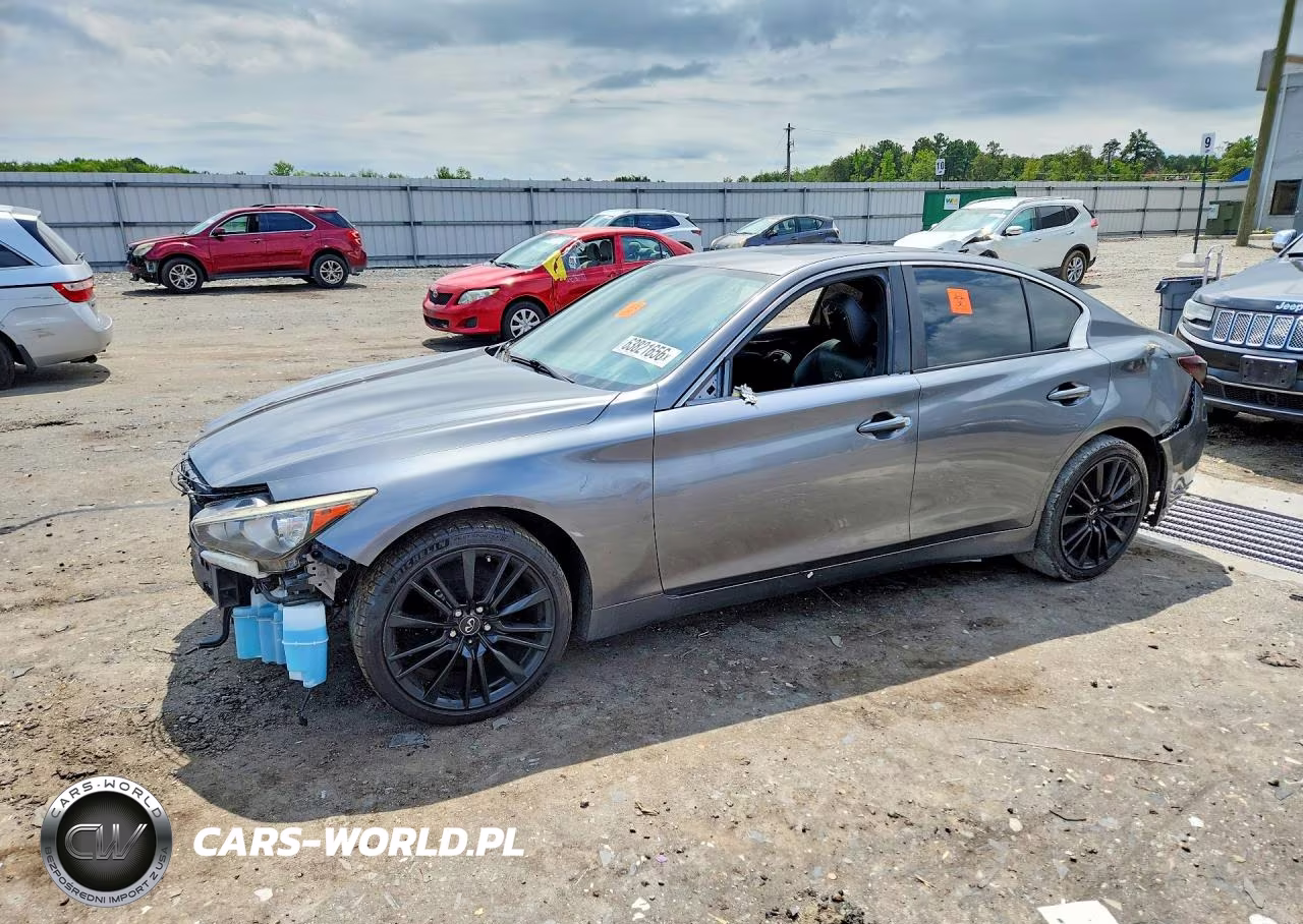 2018 Infiniti Q50 Red Sport 400 VIN:JN1FV7AR9JM700078 - 1