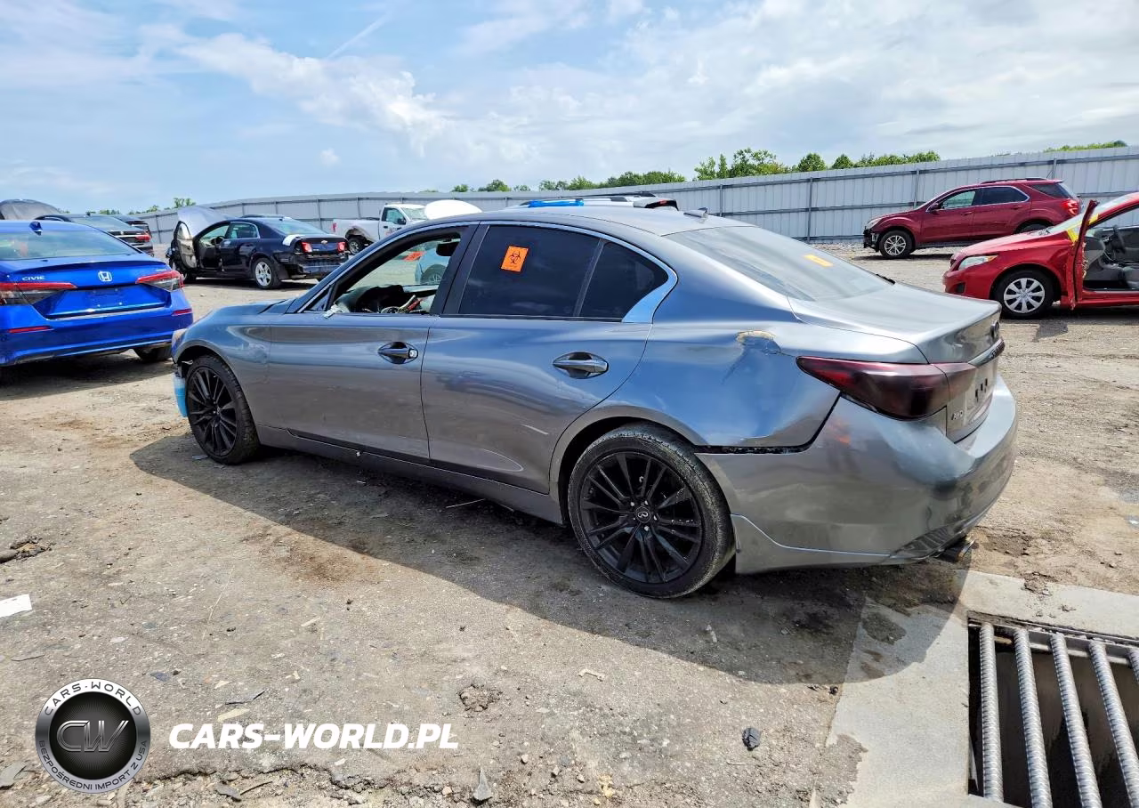 2018 Infiniti Q50 Red Sport 400 VIN:JN1FV7AR9JM700078 - 2