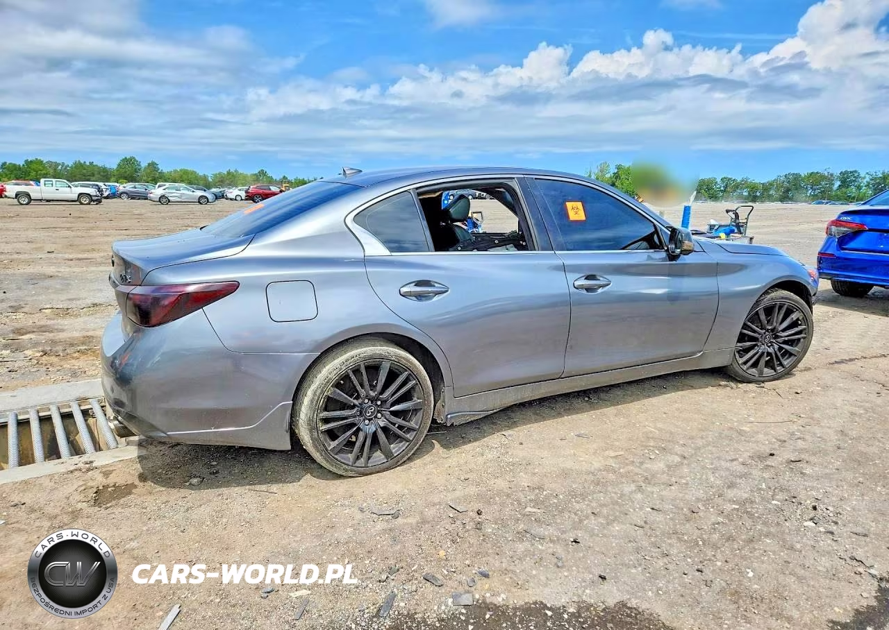2018 Infiniti Q50 Red Sport 400 VIN:JN1FV7AR9JM700078 - 3
