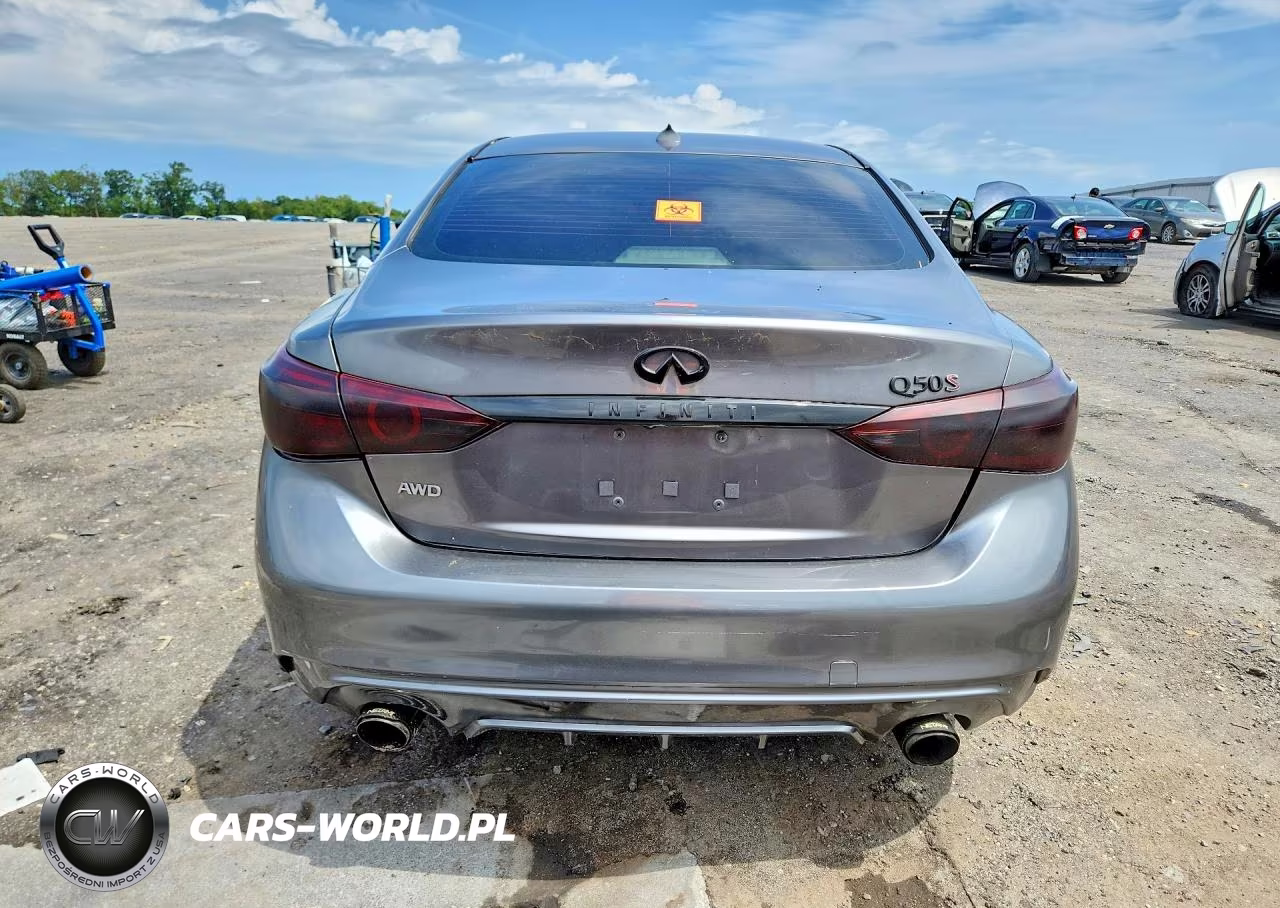 2018 Infiniti Q50 Red Sport 400 VIN:JN1FV7AR9JM700078 - 6