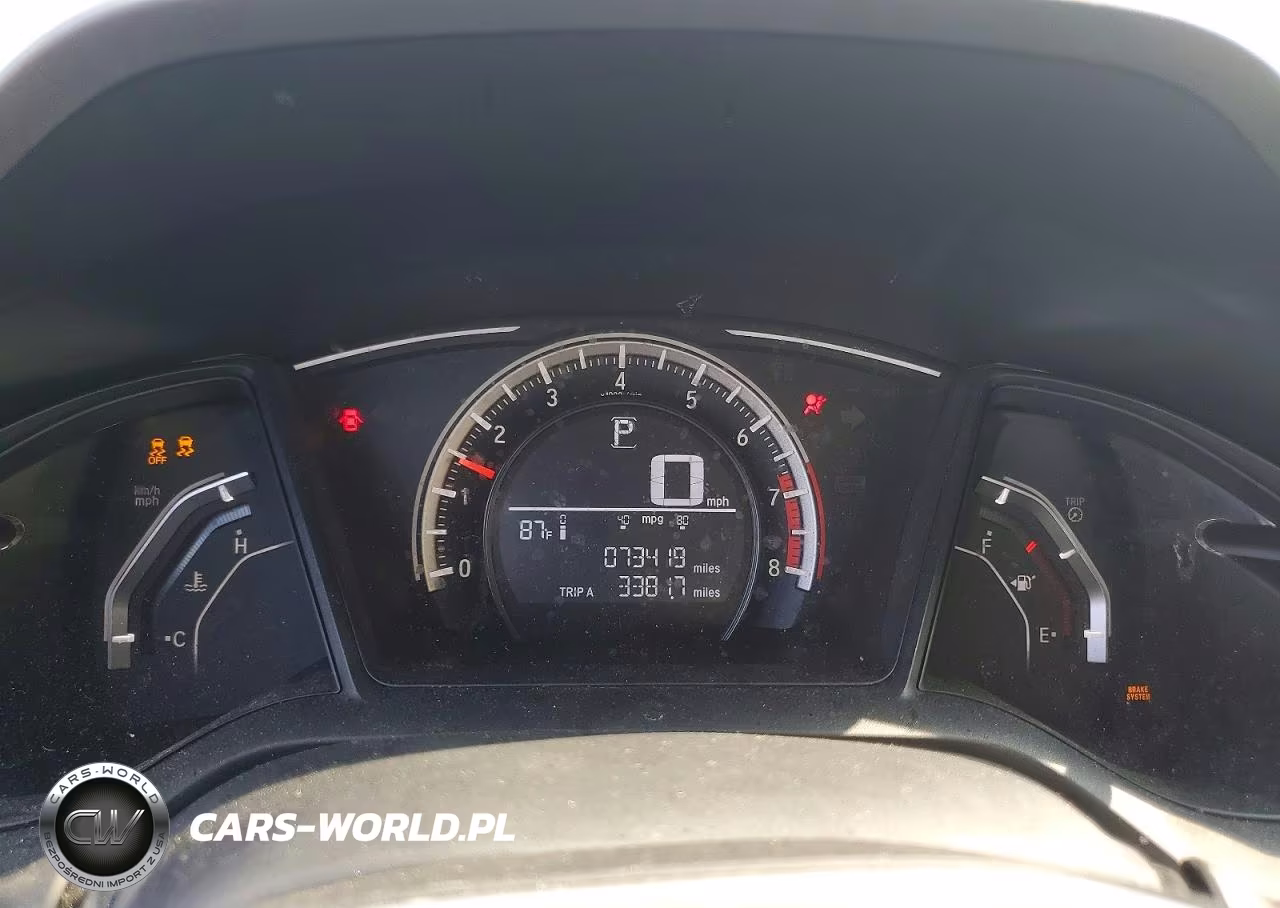 2017 Honda Civic Lx VIN:19XFC2F53HE030435 - 9