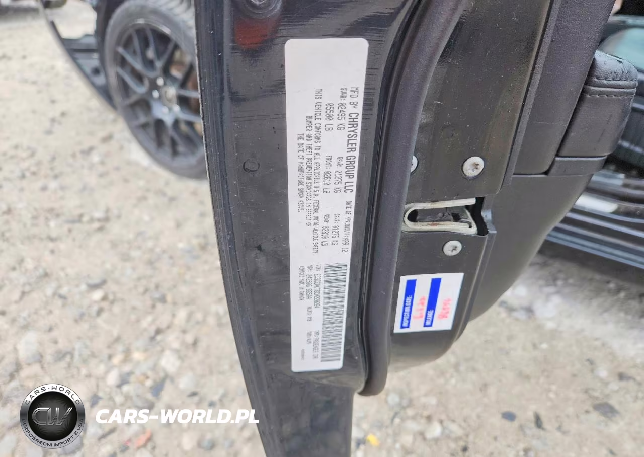 2012 Chrysler 300C VIN:2C3CCAKT6CH220264 - 12