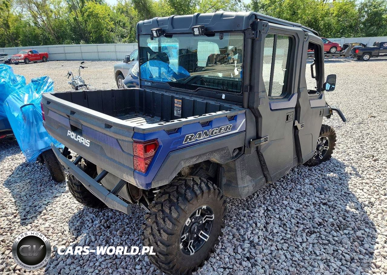 2021 Polaris Ranger Crew Xp 1000 Utility Vehicle VIN:4XARSZ993M8073241 - 4