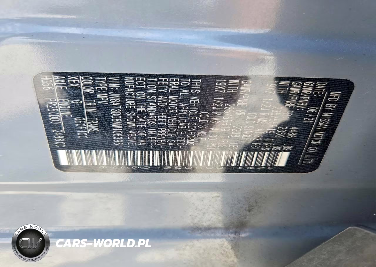 2021 Nissan Rogue Platinum VIN:JN8AT3DC8MW106396 - 13