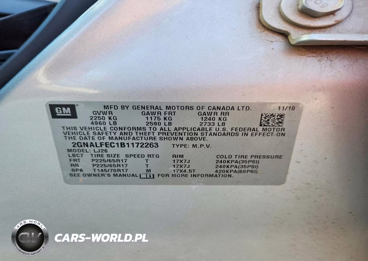 2011 Chevrolet Equinox Ltz VIN:2GNALFEC1B1172263 - 13