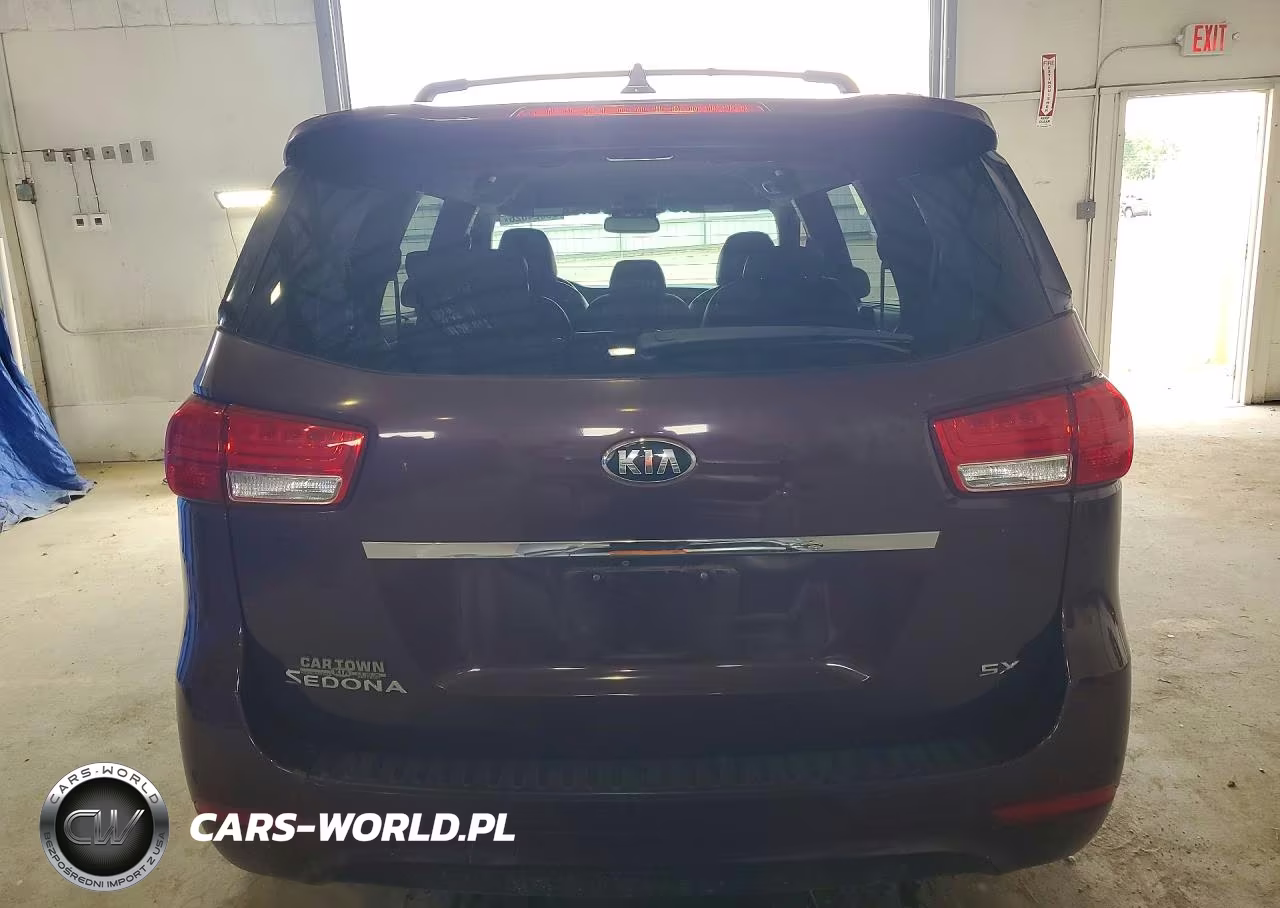 2015 Kia Sedona Sx VIN:KNDMC5C12F6037843 - 6