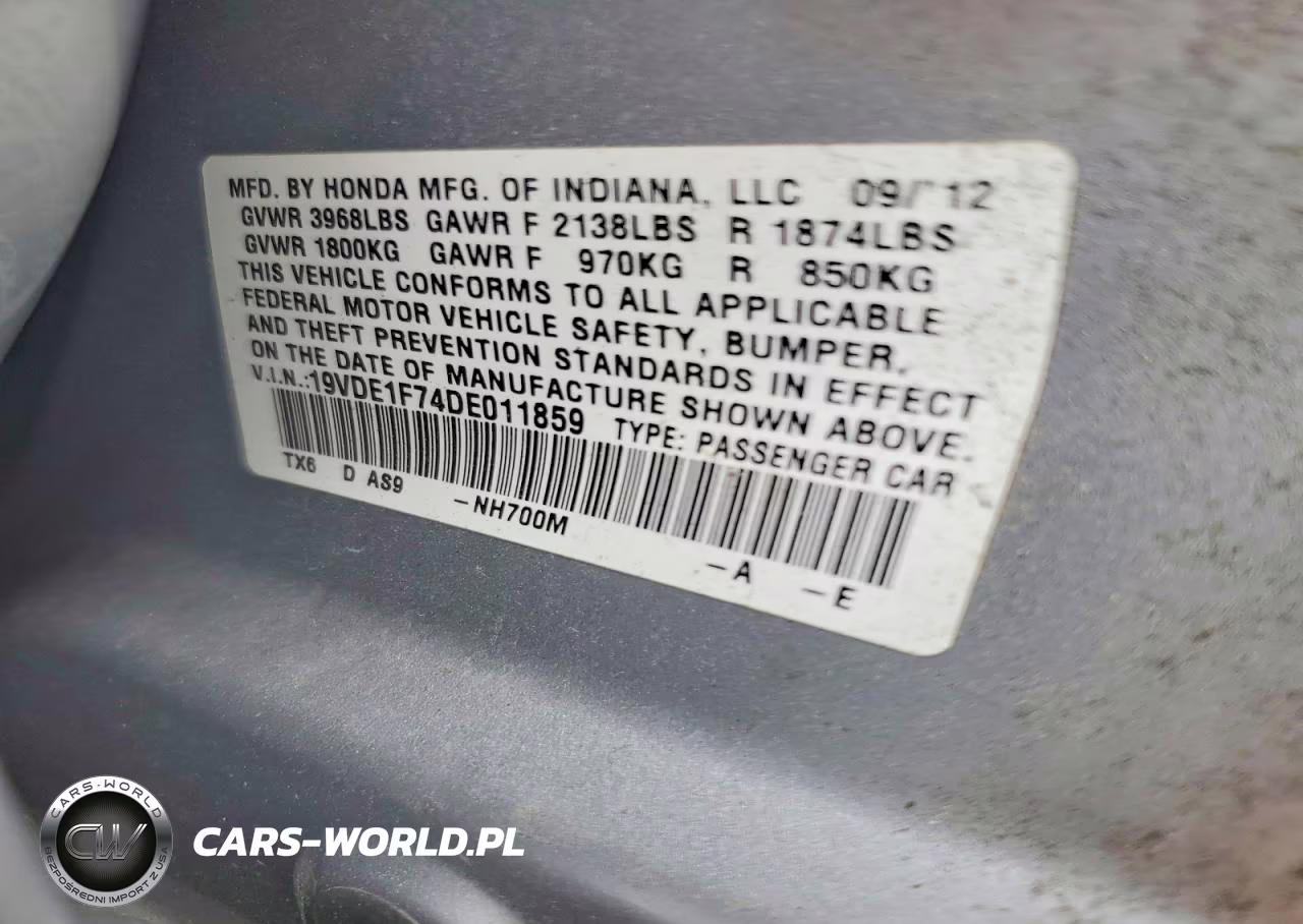 2013 Acura Ilx 20 Tech VIN:19VDE1F74DE011859 - 12