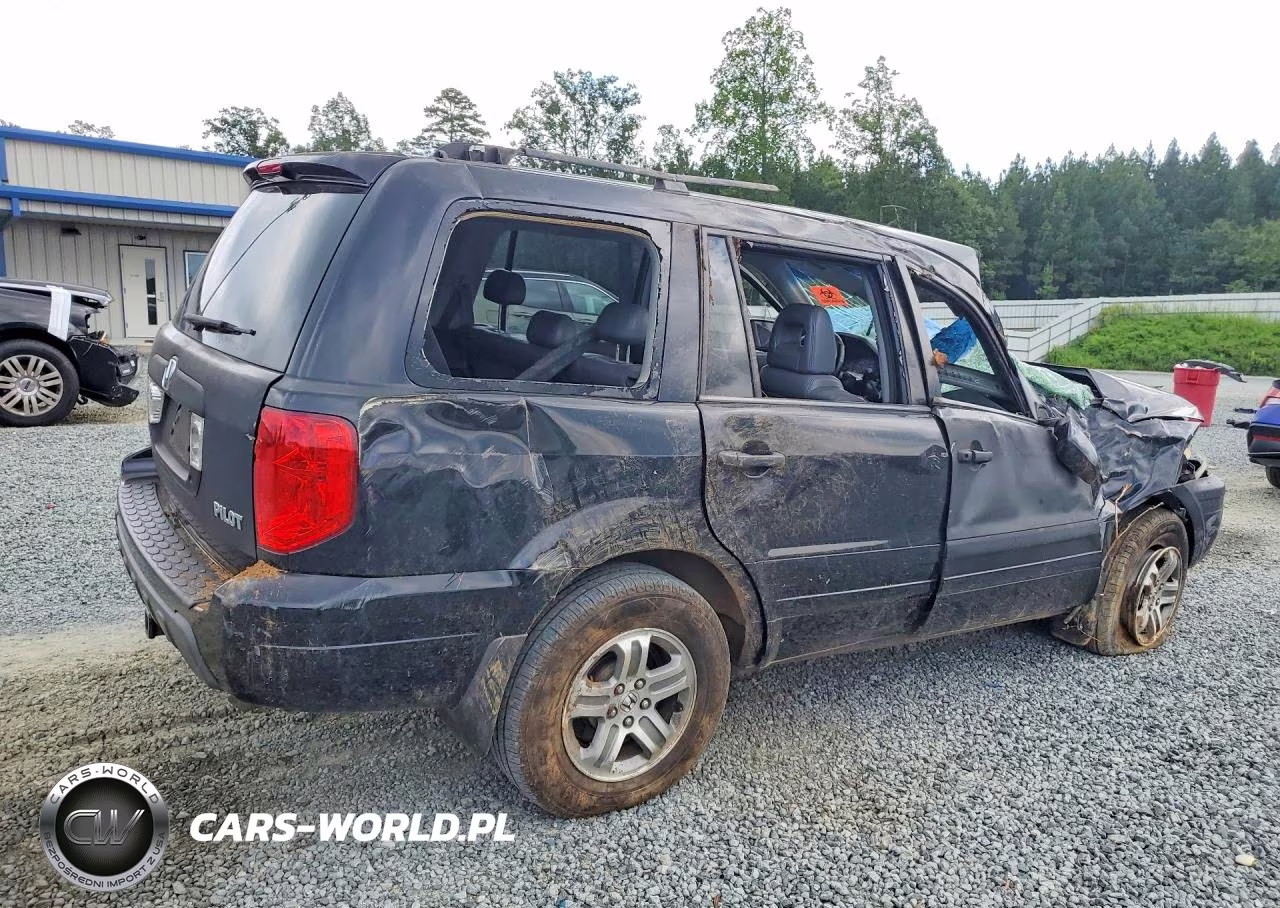 2004 Honda Pilot Exl VIN:2HKYF18584H601947 - 3