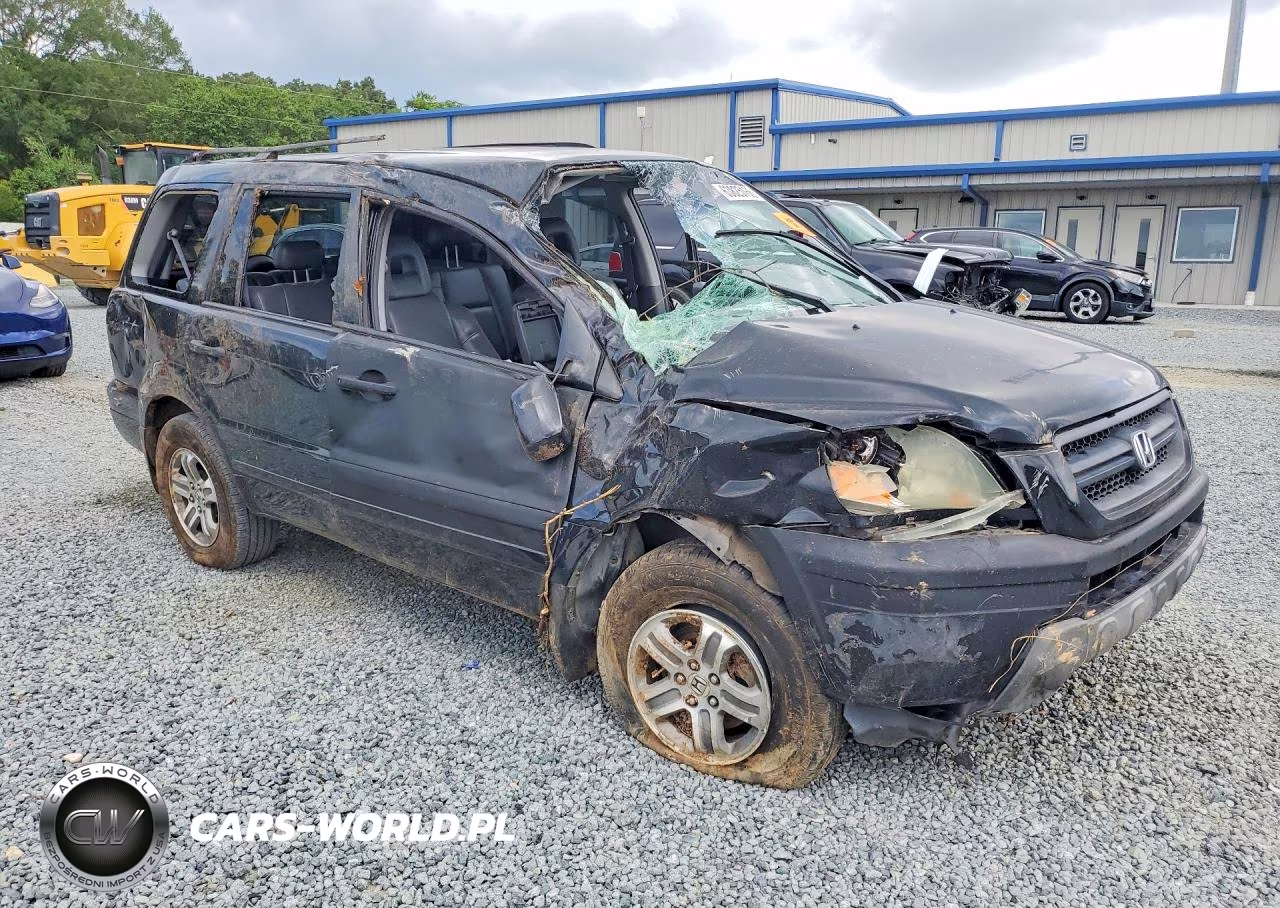2004 Honda Pilot Exl VIN:2HKYF18584H601947 - 4
