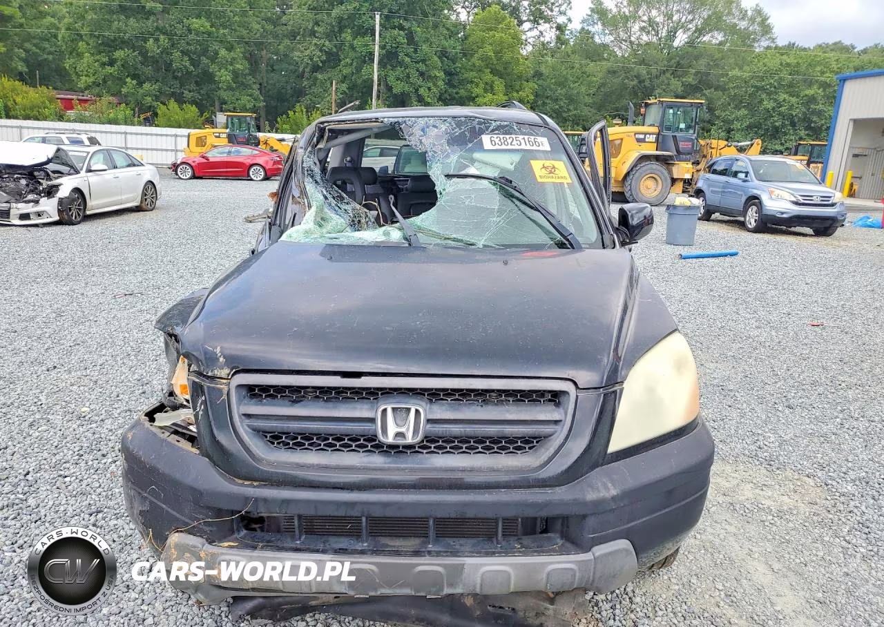 2004 Honda Pilot Exl VIN:2HKYF18584H601947 - 5