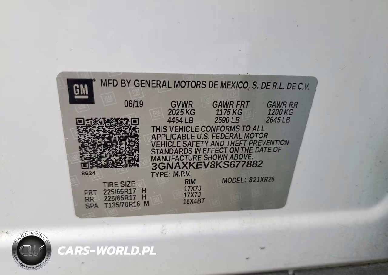 2019 Chevrolet Equinox Lt VIN:3GNAXKEV8KS677882 - 13