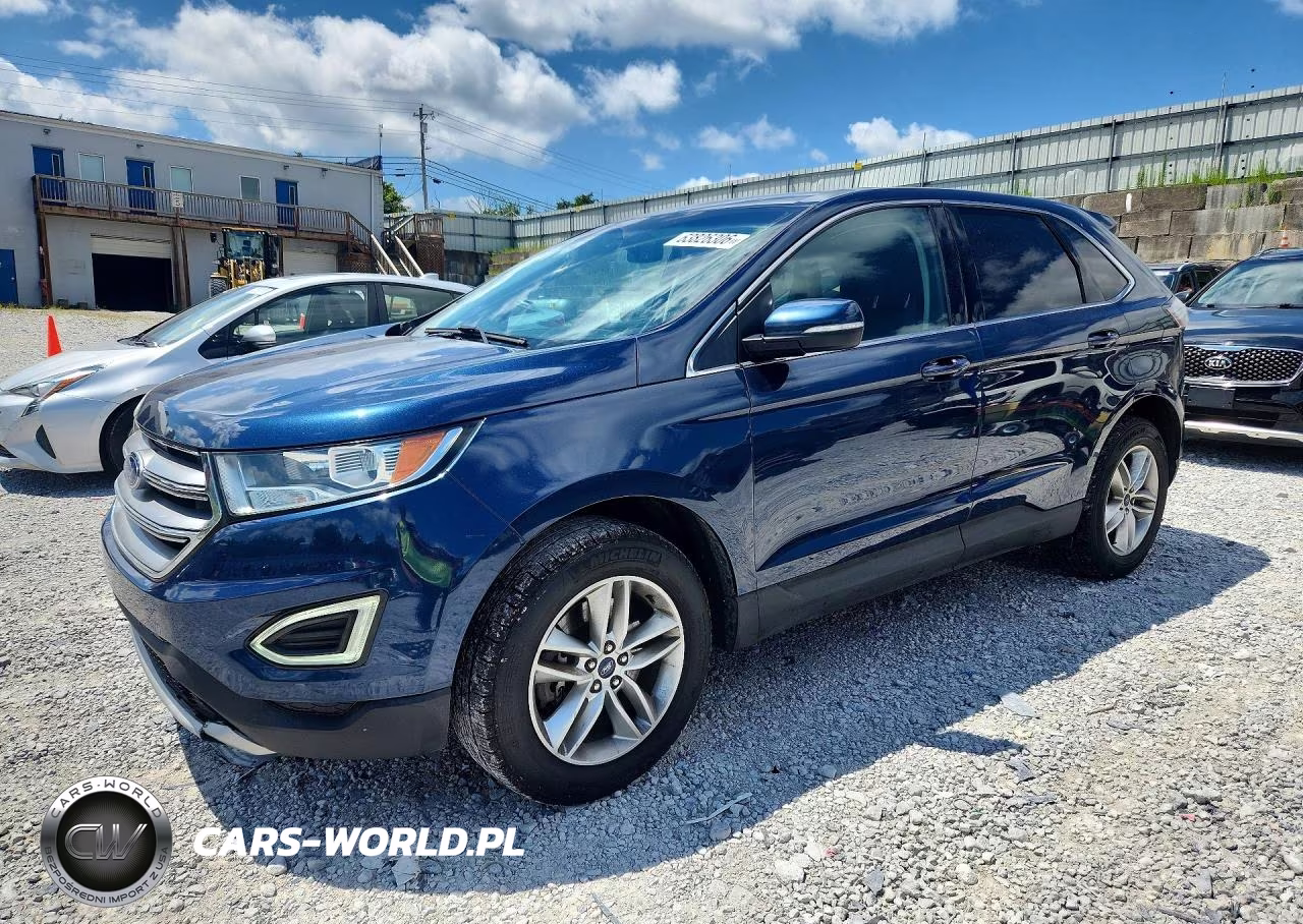 2017 Ford Edge Sel VIN:2FMPK4J94HBB26378 - 1