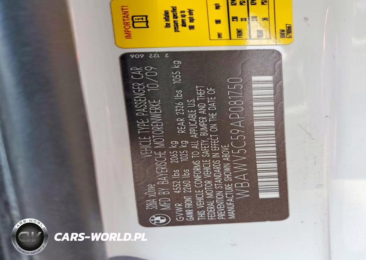 2010 BMW 328 Xi Sulev VIN:WBAWV5C59AP081750 - 12
