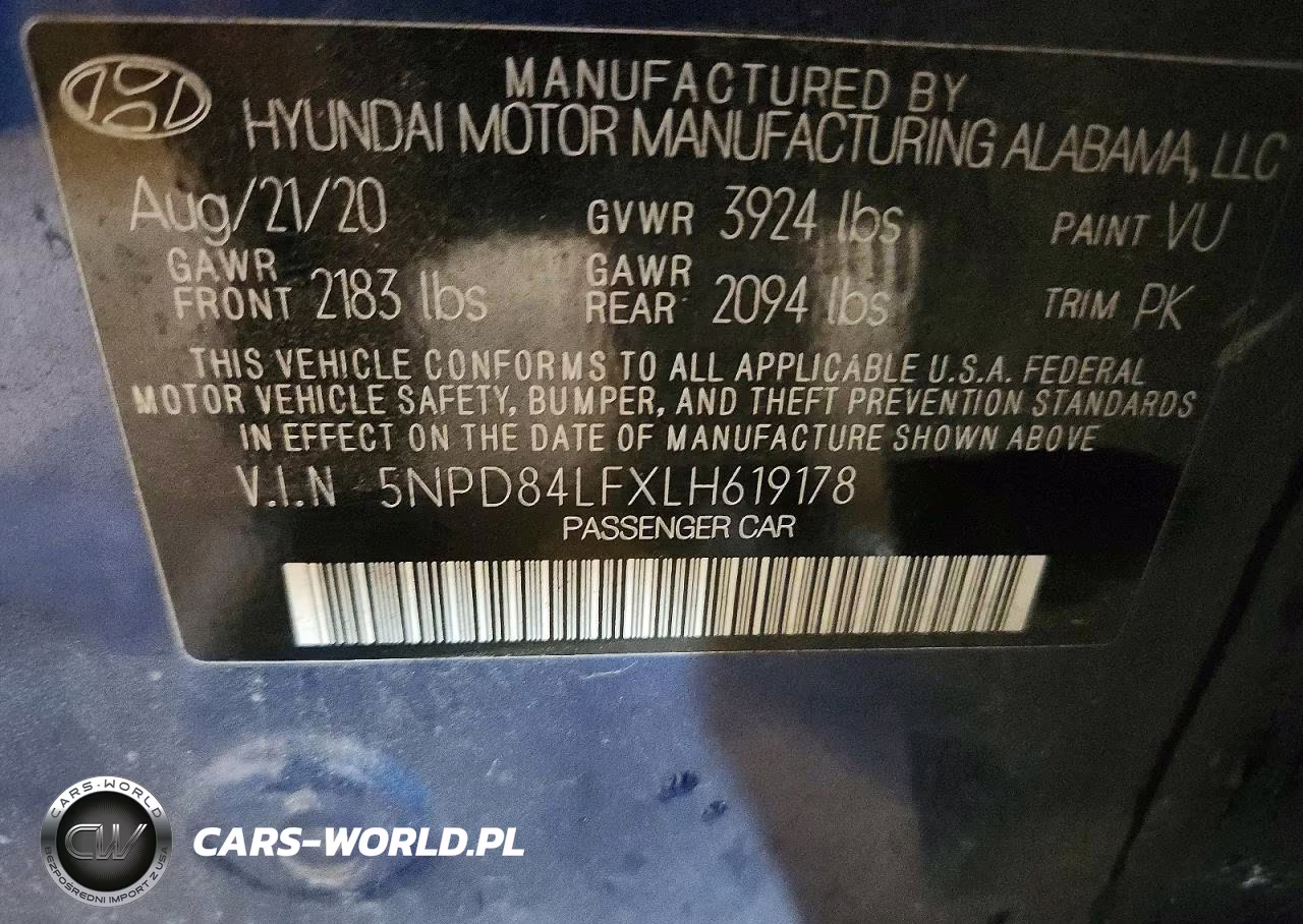 2020 Hyundai Elantra Value Edition VIN:5NPD84LFXLH619178 - 13