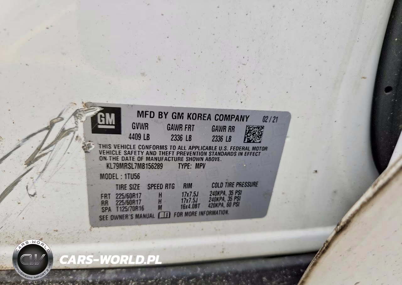 2021 Chevrolet Trailblazer Lt VIN:KL79MRSL7MB156289 - 13