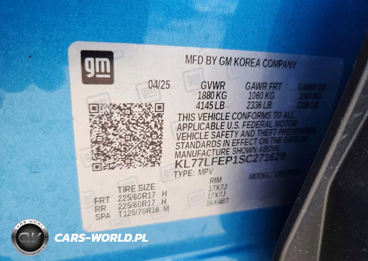 2025 Chevrolet Trax Ls VIN:KL77LFEP1SC271629 - 13
