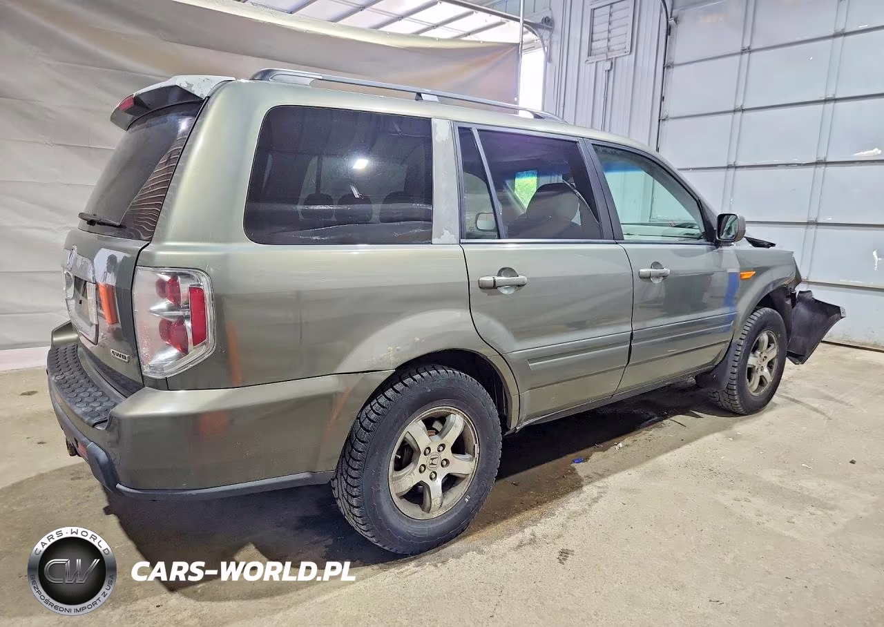 2007 Honda Pilot Ex VIN:5FNYF184X7B025756 - 3