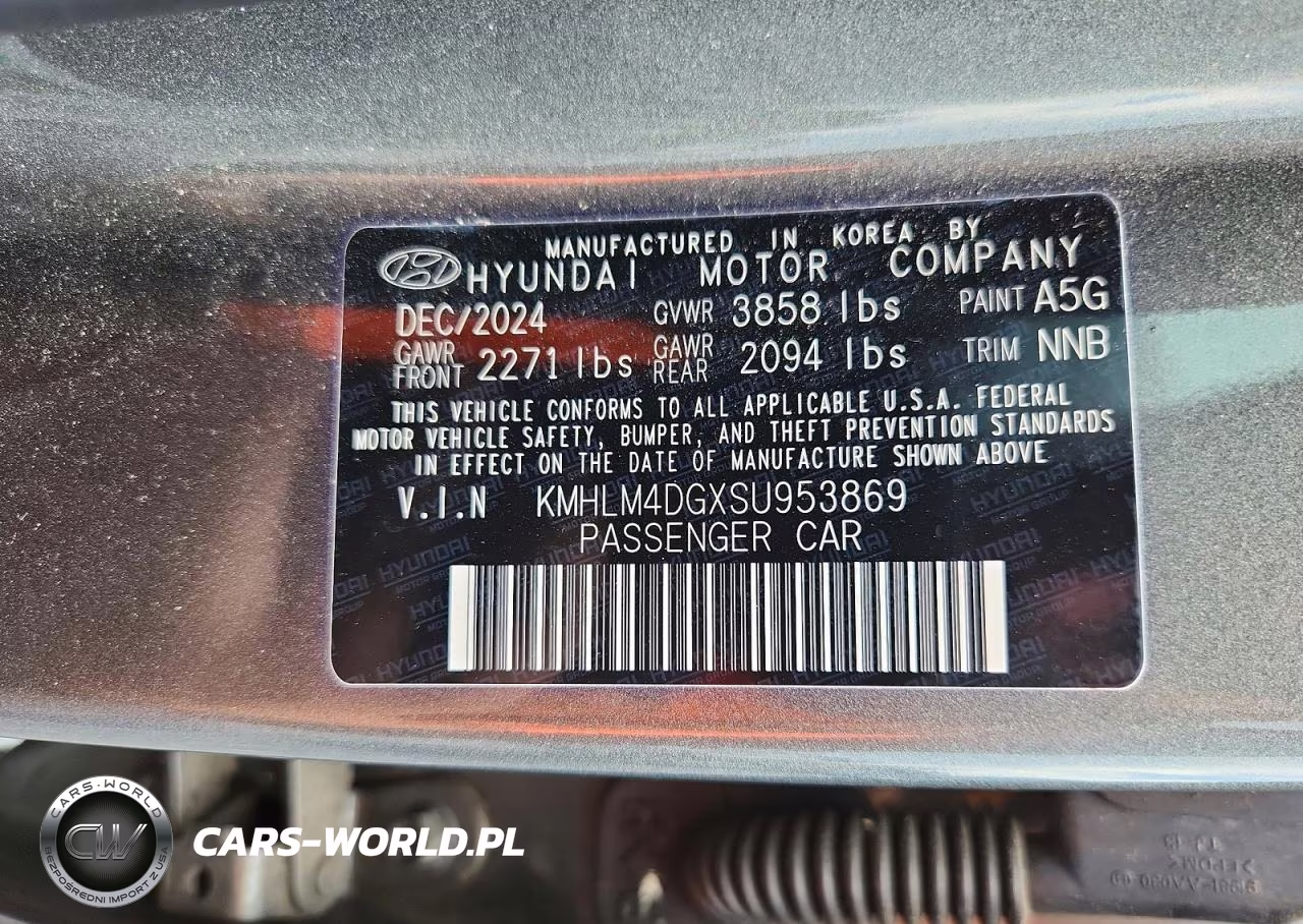 2025 Hyundai Elantra Sel Sport VIN:KMHLM4DGXSU953869 - 12