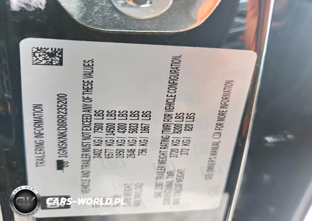 2024 Chevrolet Tahoe K1500 Lt VIN:1GNSKNKD8RR235200 - 13